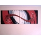 Peinture à l'huile réalisée à la main abstraite sur canevas tendu - Set de 4