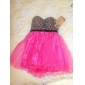 A-line Sweetheart Short/ Mini Sequined Cocktail Dress