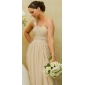 Sheath/Column One Shoulder  Sweetheart Floor-length Chiffon Evening Dress 