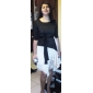 TS Asymmetrical Color Blocking  Dress