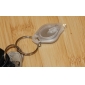 White Flashlight Keychain 22000mcd