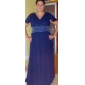JOVANKA - Vestido de Madrina de Gasa y Satén