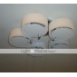 Lámpara Chandelier Acrílica Cromada con 3 Bombillas - BROWARD