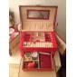 kleine vlinder alligatoring kunstleer ladies'jewelry box (meer kleuren)