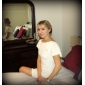 simplicidade ts dobrado vestido bainha colar