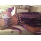 Dancewear Polyester With Beading/Print Performance Belly Dance Outfit For Ladies More Colors