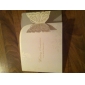 Elegant Tri-fold Wedding Invitation With Laser-cut Butterfly (Set of 50)