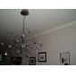MEADE - Lampadario stile moderno in cristallo con 15 lampadine