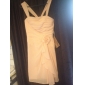 A-line Straps Knee-length Chiffon Bridesmaid Dress 