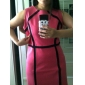 ts kontrast enkelhet bodycon kjole