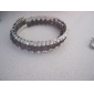 Ladies' Multi-layered Crystal And Rhinestone Strand Bracelet (More Colors)