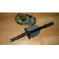 2 Sections Nonslip Handle Compass Serrated Edge Folding Shovel Spade