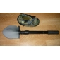 2 Sections Nonslip Handle Compass Serrated Edge Folding Shovel Spade