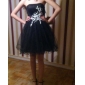 ELITA - Kleid für Cocktailparty aus Satin und Tüll