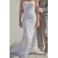 Trumpet/Mermaid Sweetheart Court Train Tulle Wedding Dress 