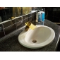Waterfall Bathroom Sink Faucet (Ti-PVD Finish)