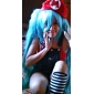 peruca cosplay inspirado vocaloid Hatsune Miku