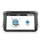 8 tommer bil DVD-afspiller med 3D-grænseflade for Volkswagen (GPS 800x480, Bluetooth, TV, RDS, PIP)