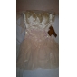 HAYFA - Vestido de Cóctel de Gasa y Encaje