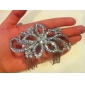 Austrian Drilling Five-Leaves Flower Shaped Haircomb