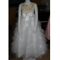 LUANNA - Vestido de Comunhão em Cetim e Tule