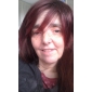 Capless Extra Long Straight Red Synthetic Wig Side Bang