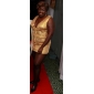 LEVANA - Kleid für Cocktailparty aus Satin und Paillettenbesetzt