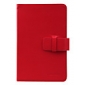 sintético de alta calidad de cuero cubierta de la caja de 7 pulgadas para Tablet PC - rojo