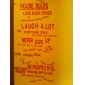 House Rules Art Words Wall Stickers