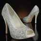 YOMARIS - Plattform-Schuhe Hochzeit Pfennigabsatz Satin