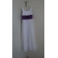 A-line Square Floor-length Chiffon Flower Girl Dress 