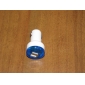autolader voor de iPhone 2/iphone/ipod/usb aangedreven gadgets - dubbele usb-poort (wit)