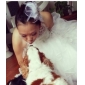 Gorgeous Feather With Rhinestones/ Tulle Wedding Bridal Headpiece