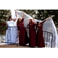 A-line Sweetheart Floor-length Taffeta Mother of the Bride Dress With A Wrap 