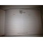 élégant livre d'or de mariage et de contrôle mis en stylo en satin blanc