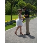 A-line Strapless Short/Mini Organza Taffeta  Wedding Dress 