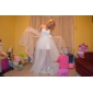 Two-In-One A-line Princess Sweetheart Floor-length Tulle Wedding Dress