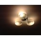 Acrylic Chandelier with 3 lights (Chrome Finish)