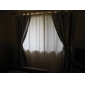 (Two Panels) Stone Pattern Embossed Energy Saving Curtains 