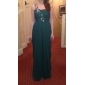 Sheath/Column One Shoulder  Sweetheart Floor-length Chiffon Evening Dress 