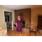 Trumpet/Mermaid V-neck Tea-length Chiffon Mother Of The Bride Dress