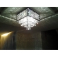 BILLINGHAM - Lustre Cristal Cromado com 9 Lâmpadas