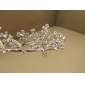 nydelig legering med tsjekkisk rhinestones bryllup brude tiara