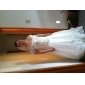 Ball Gown Square Neckline Court Train Wedding Dress 
