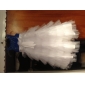 A-line Jewel Floor-length Tulle Satin Flower Girl Dress