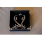 superbe mariage strass mariée claire ensemble de bijoux comprenant collier, boucles d'oreilles et un diadème