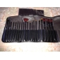 High class mixed wool hair makeup brush set with elegant black case (19 pcs)