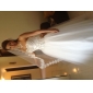 Ball Gown Sweetheart Strapless Floor-length Tulle Wedding Dress