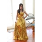 Sheath/Column  Strapless Floor-length Sequined Evening Dress 