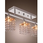 Chandelier with 3 lights in Crystal - Linear Design